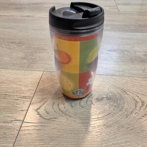 Starbucks Coffee Tumbler 8 oz Fruits Design Travel Cup 2004‎ Colorful